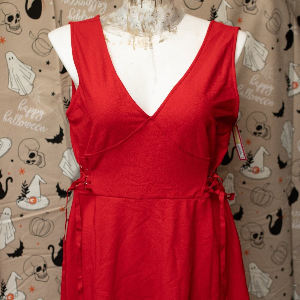 Red dress